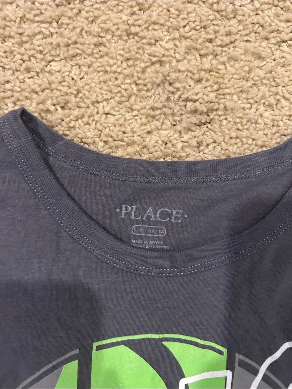 The Children's Place Gray Tee with Lime Green 'Epic Skills' Graphic